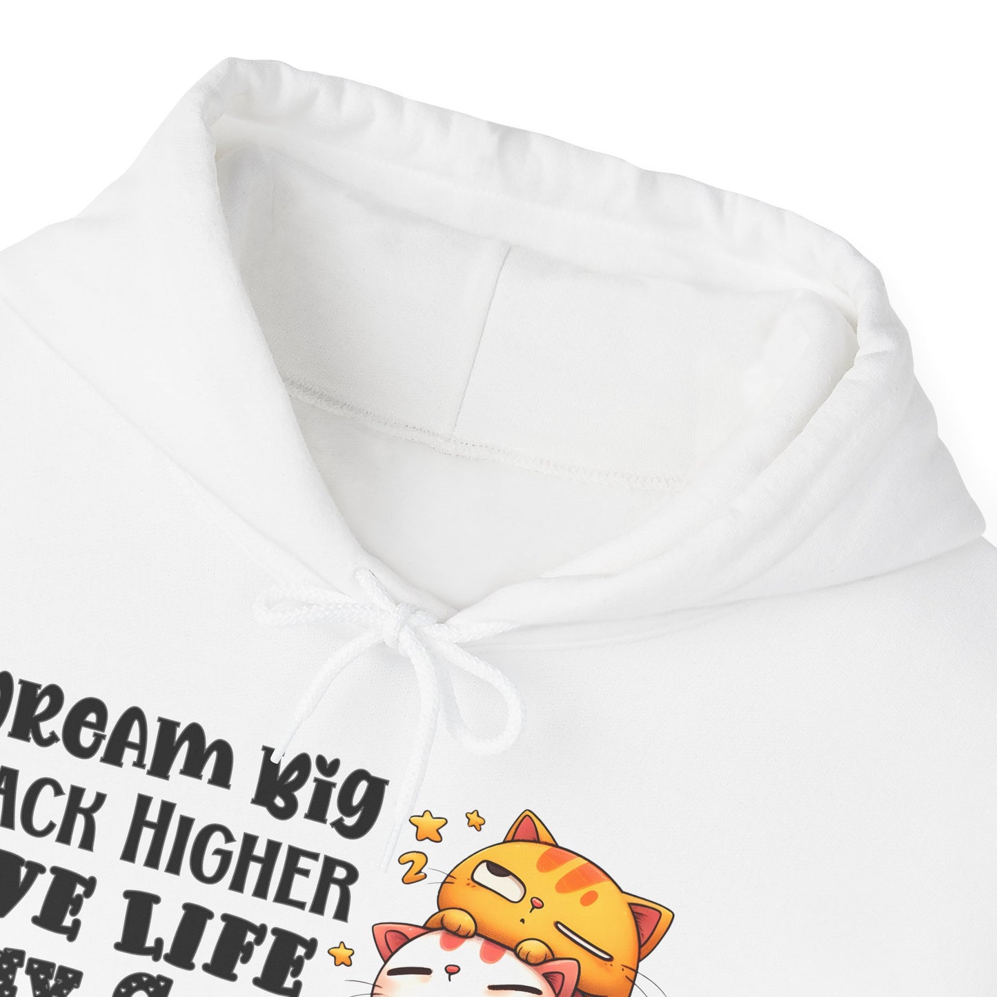 Dream Big Stack Higher Unisex Heavy Blend™ Hooded Sweatshirt, Gildan · 18500