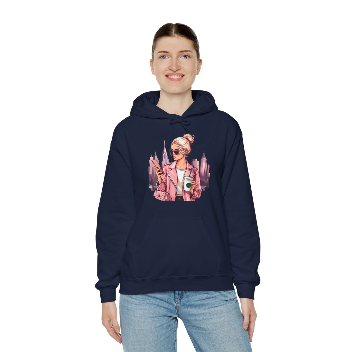 City Girl Unisex Heavy Blend™ Hooded Sweatshirt, Gildan · 18500